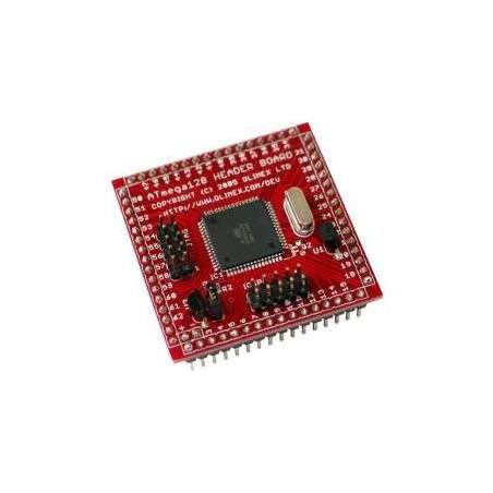 Avr H C Olimex Atmega Header Board With Jtag And Icsp Connector