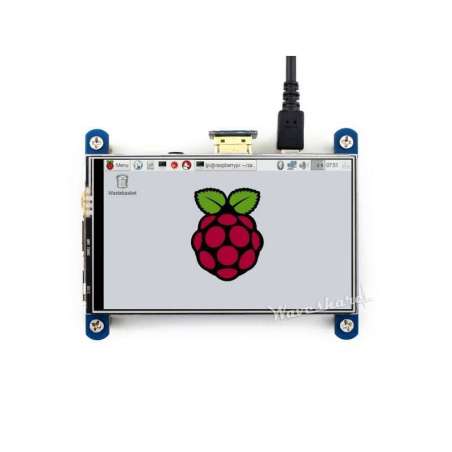 4inch HDMI LCD, 800×480, IPS (Waveshare) 4" Touch Screen LCD, HDMI interface, IPS Screen, Designed for Raspberry Pi