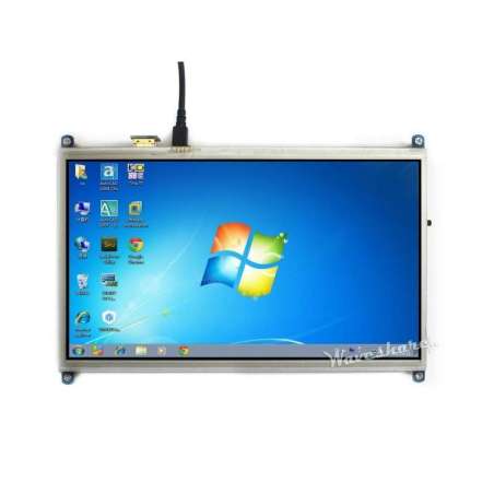 10.1inch HDMI LCD, 1024×600 (WS-11870)  Touch Screen LCD, HDMI interface, Designed for Raspberry Pi Waveshare