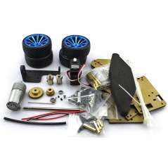 4WD RC Smart Car Chassis with S3003 Metal Servo & Bearing Kit for Arduino (ER-RBP68138C)