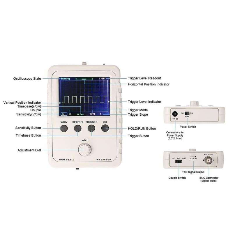 DSO Shell (DSO150) Oscilloscope DIY Kit (ERTET14547O) Osciloskop