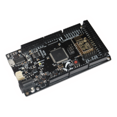 Fishino MEGA (WiFi, RTC, uSD, 100% compatible with Arduino Mega)