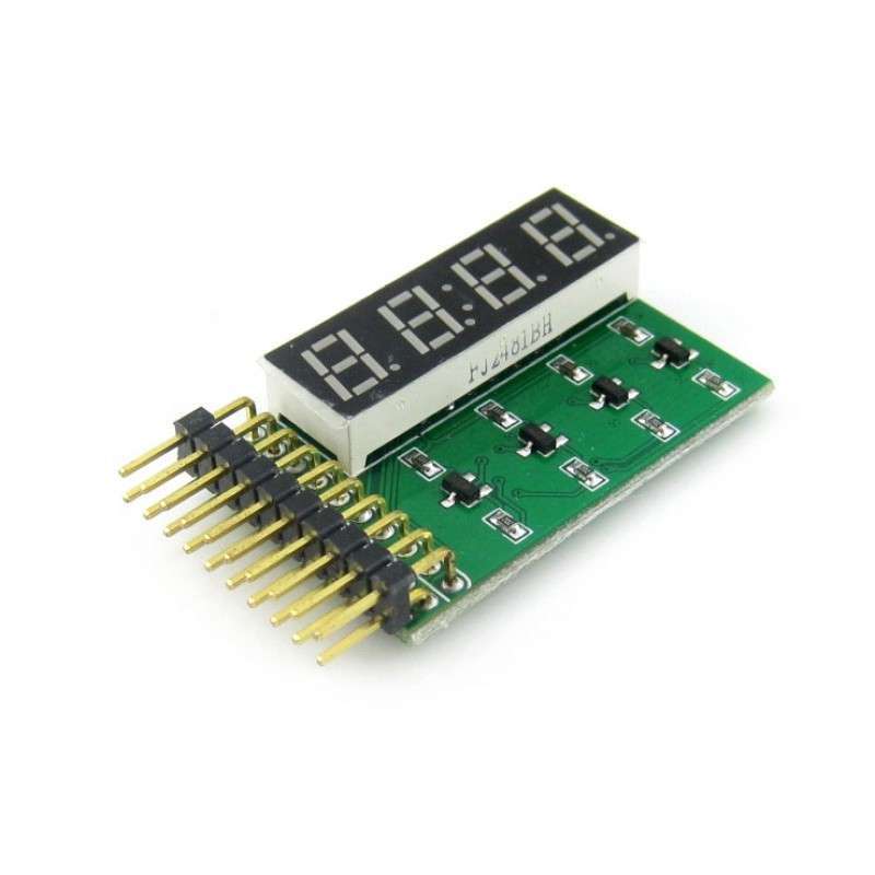 8 SEG LED Board (Waveshare 4653) 4-digit 8-segment LED display board, including decimal point