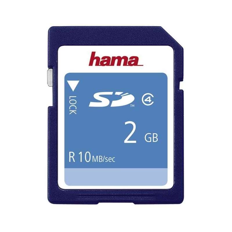 HighSpeed SecureDigital Card 2GB 10 MB/s (Hama 55377)  CLASS4