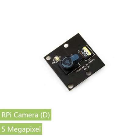RPi Camera 5Mpix (D) (Waveshare 11297) Raspberry Pi Camera Module 2592×1944 , 1080p30