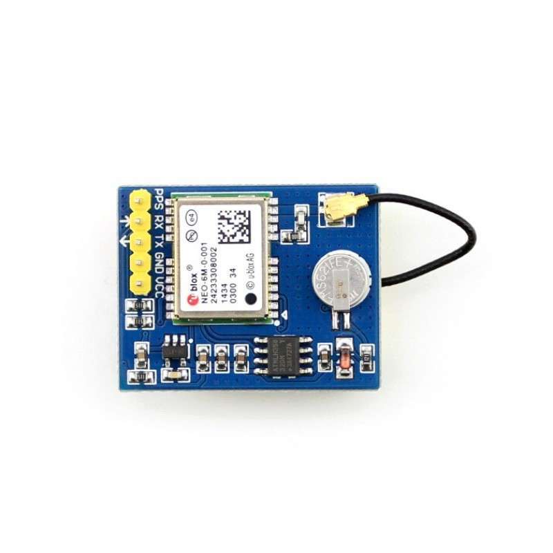 UART GPS NEO-6M (B) (Waveshare 9607) UART GPS Module, u-blox