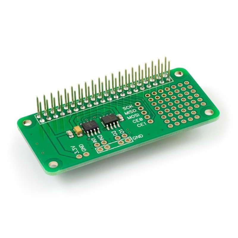 ADC-DAC Pi Zero (AB Electronics UK) 2channel 12bit analogue to digital and digital to analogue converter for Raspberry Pi