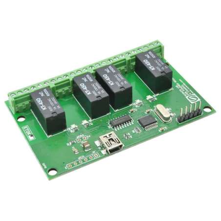 4 Channel USB Powered Relay Module (NU-USBPOWRL004)