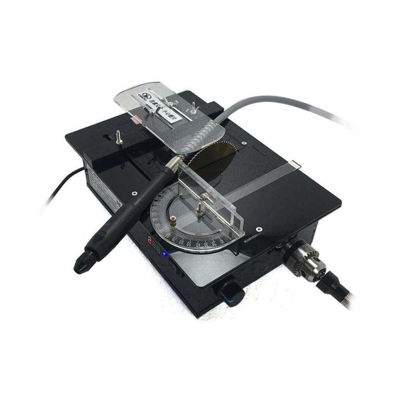 DIY Acylic Table Saw PCB Cut Machine with Speed Control and Grinding Function (ER-CTE32069S)