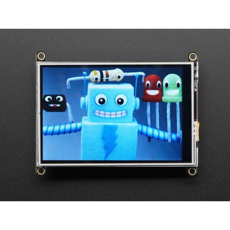 Adafruit TFT FeatherWing - 3.5" 480x320 Touchscreen for Feathers (AF-3651)
