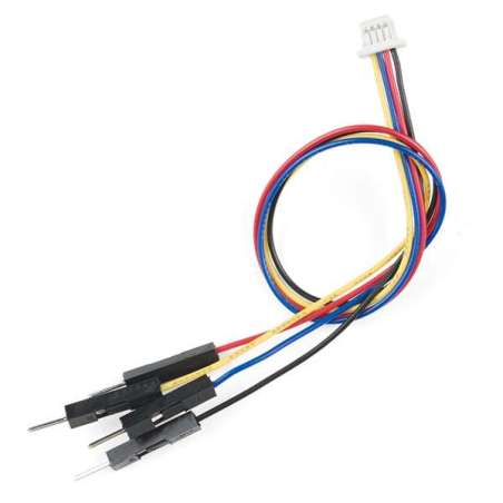 Qwiic Cable - Breadboard Jumper 4-pin  (SF-PRT-14425)  4-pin JST connector, 1mm pitch