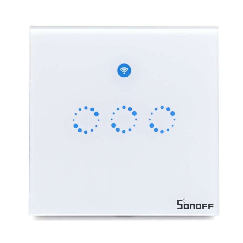 *obsolete* Sonoff T1 UK 3 Gang WiFi & RF 86 Type Smart Wall Touch Light Switch