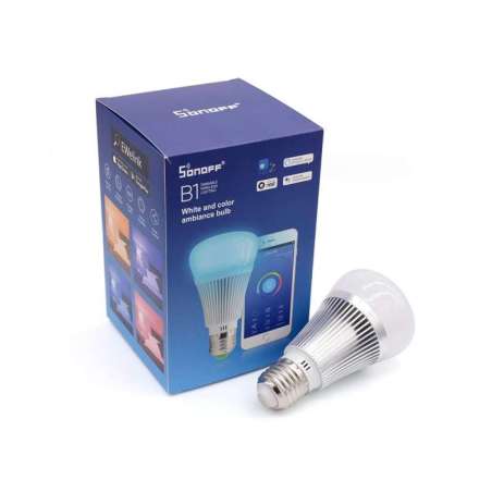 Sonoff B1: Dimmable E27 LED Lamp RGB Color Light Bulb (IM170616001)