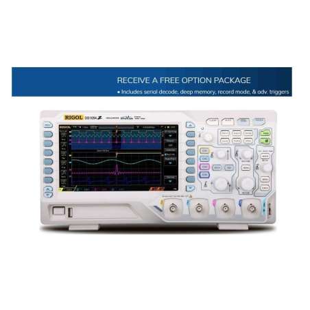 DS1054Z (Rigol) 4x50MHz 1GSa/s 7"WVGA 800x480 UltraVision,12Mpts memory depth