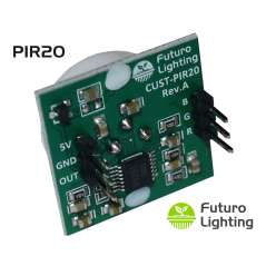 PIR20 PIR motion sensor (25 x 24 x 17,7mm) Detection Area H/V 100° (±50°)