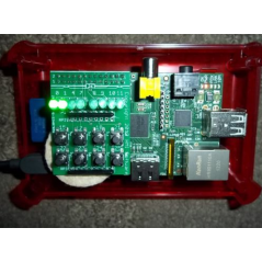 Push Your Pi ! 8 LED & 8 Button Breakout Board for Raspberry Pi (ER-RA00104KIT)