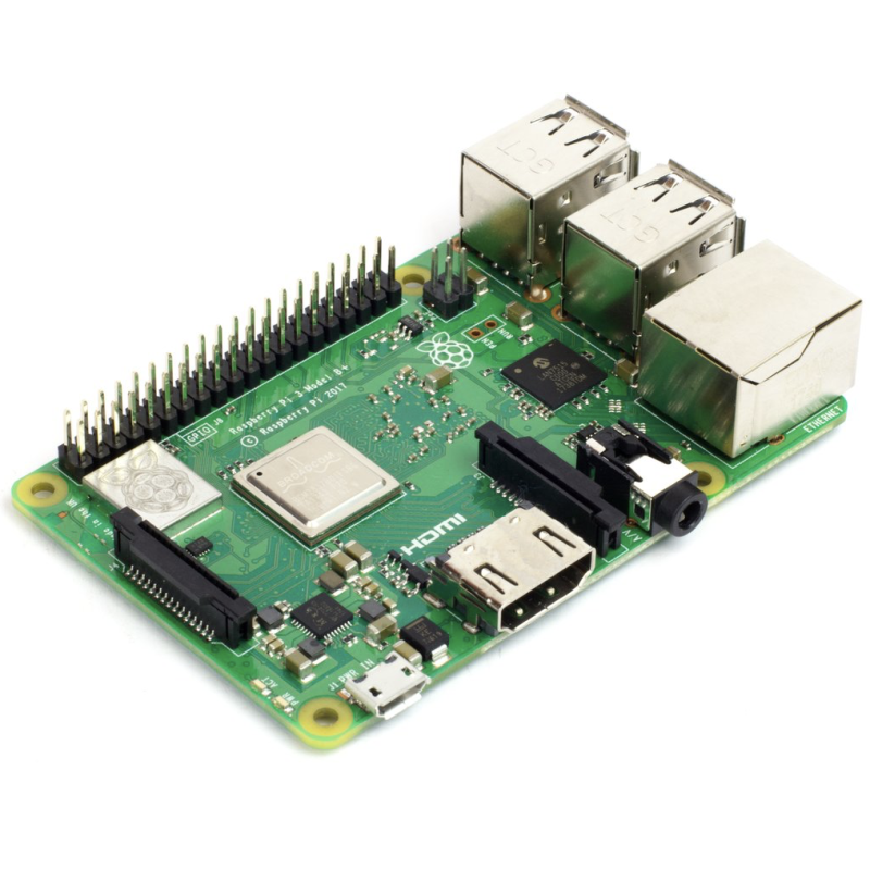 Raspberry Pi 3 Model B+ BCM2837B0 1GB RAM, 802.11 b/g/n/ac, BT4.2