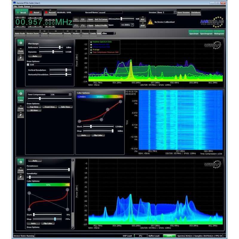 Spectran Hf 80200 V5 Aaronia Real Time Handheld Spectrum Analyzer 9khz