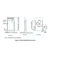 ESP32- WROVER-I 4MB SPI Flash + 4MB PSRAM WiFi-BT-BLE MCU Module (ER-DTE01011I)