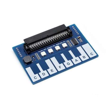 Mini Piano Module for micro:bit, Touch Keys to Play Music (WS-14205)