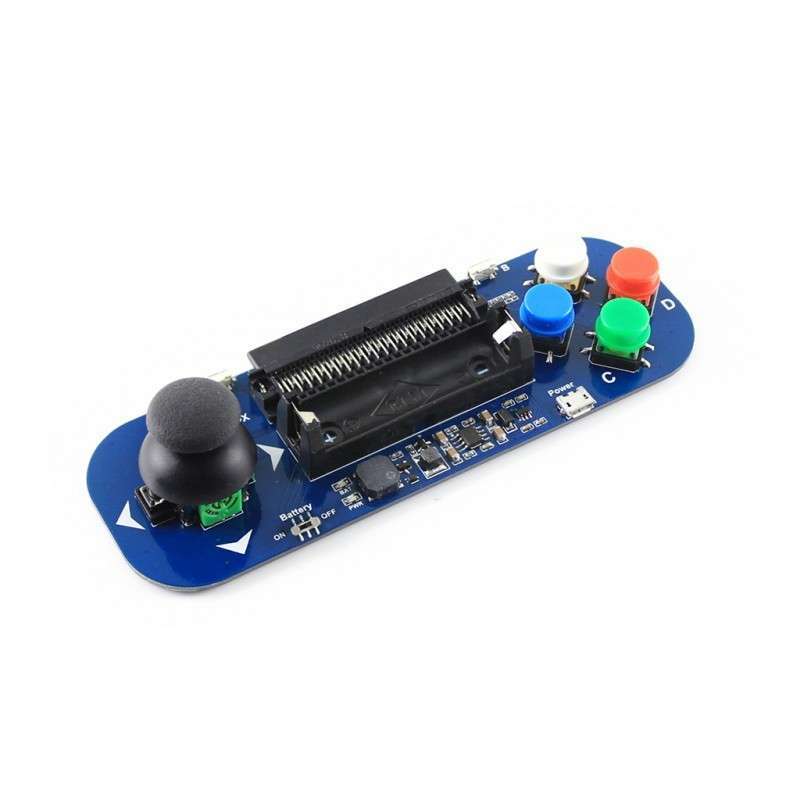 Gamepad module for micro:bit BBC, Joystick and Buttons (WS-14593) Waveshare