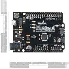 SparkFun BlackBoard  (SF-SPX-14669) Arduino Uno with many extra I/O, PWM,Analog Inputs, UART, SPI, ISP header