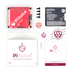 PI_JUICE PiJuice HAT portable Power Platform for all Raspberry Pi (2671595) Onboard 1400mAh Lipo / Li-ion