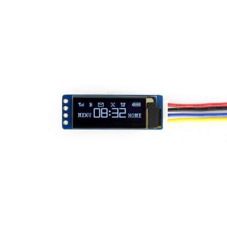 128x32, General 0.91inch OLED display Module (WS-14657)  I2C interface