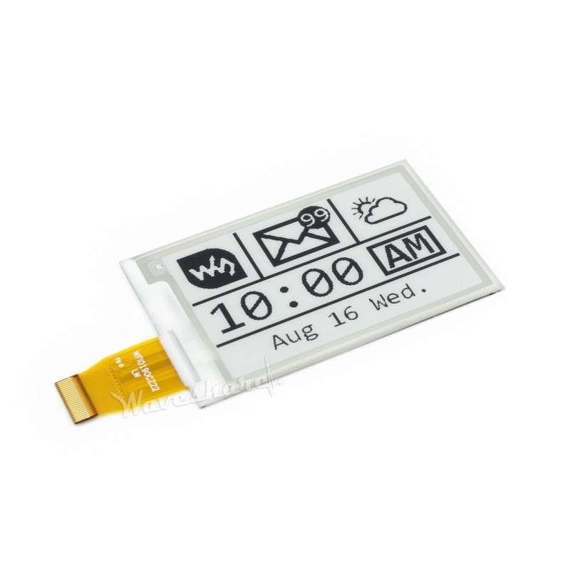 E-Ink display 264x176, 2.7inch e-Paper raw (WS-13378) SPI, without PCB