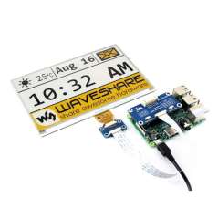 E-Ink display 640x384, 7.5inch HAT for Raspberry Pi, yellow/black/white three-color (WS-14229) e-Paper