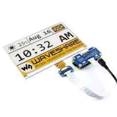 E-Ink display 640x384, 7.5inch HAT for Raspberry Pi, yellow/black/white three-color (WS-14229) e-Paper