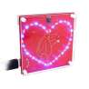 Music Remote Control Dazzling Heart Flow Lamp ProgrammableDIY Kit (ER-KTP13012L) STC15F2K61S2 Music Remote Control Dazzling Heart Flow Lamp ProgrammableDIY Kit (ER-KTP13012L) STC15F2K61S2