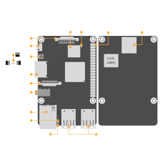ASUS Tinker S 2GB (90ME0031-M0UAY0) 16GB eMMC (301-16-903)