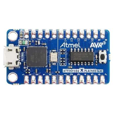 ATTINY104-XNANO (Microchip) for evaluating ATtiny102/ATtiny104 microcontrollers