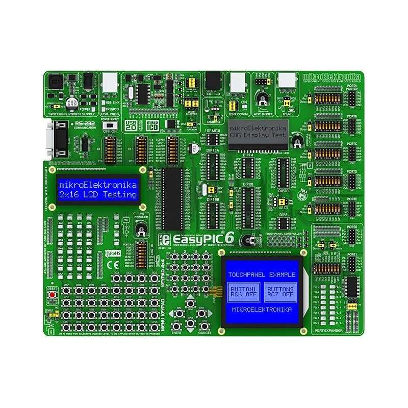 EasyPIC6 Development system (MIKROELEKTRONIKA)