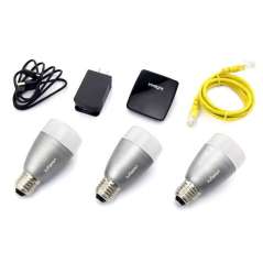 Yeelight SunFlower (SE-104060005) starter pack, 3x bulbs, 1x control box, cable, adapter
