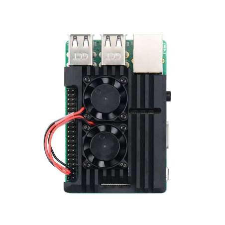 Armor Case with Dual Cooling Fan for Raspberry Pi 3B+  (RPA15030A-3BPLUS)