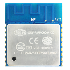 ESP-WROOM-02 32MBIT (ESPRESSIF) WiFi, FTP, HTTP, IEEE 802.11b/g/n, IPv4,TCP, UDP, SMD