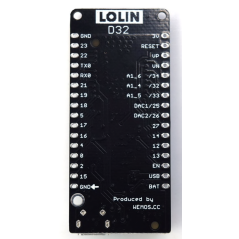 LOLIN D32 V1.0.0 (WEMOS) WiFi,BT ESP-32 ESP-WROOM-32 4MB FLASH Arduino MicroPython
