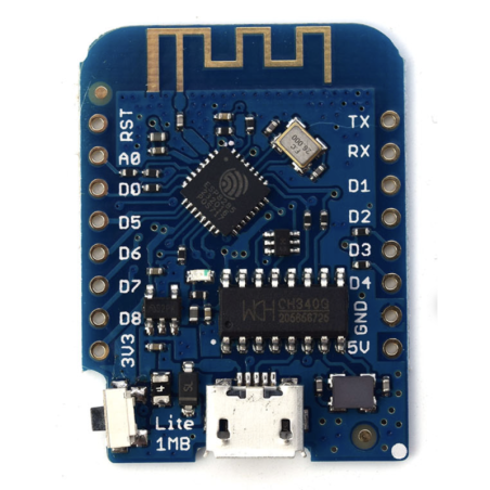 LOLIN D1 mini Lite V1.0.0 (WEMOS) WIFI IoT ESP8285 1MB FLASH