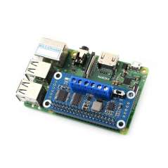 Motor Driver HAT for Raspberry Pi, I2C Interface (WS-15364)