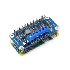 Motor Driver HAT for Raspberry Pi, I2C Interface (WS-15364)
