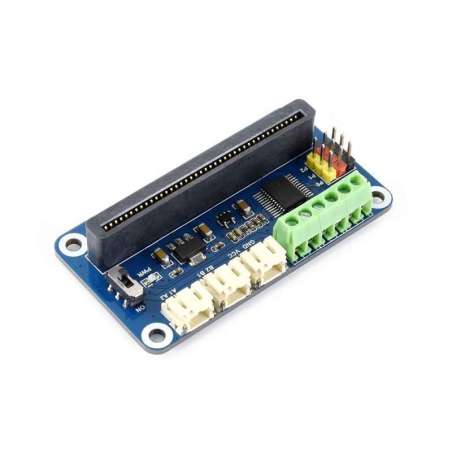Driver Breakout for micro:bit, drives motors and servos (WS-15220)