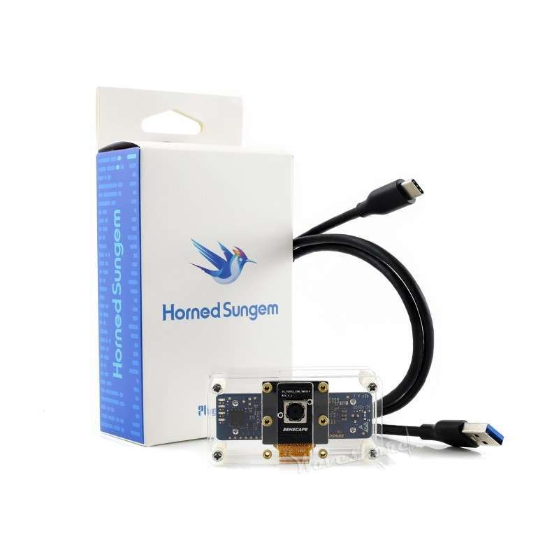 Horned Sungem AI Vision Kit, USB Connectivity, Plug-and-AI (SE-15394) Intel Movidius MA245X