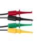 Power Supply Test Lead Cable Kit 2 Alligator Clips 2 Banana Plugs 4 Hook Clips (ER-CTH04925C)