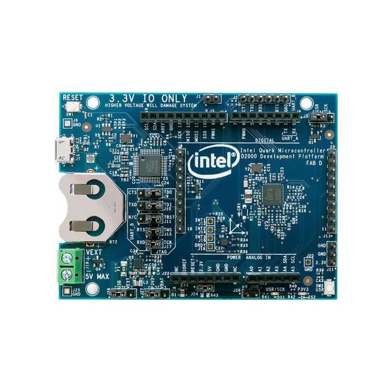 MTFLD.CRBD.AL Intel Development Board Quark D2000 (x86 Pentium kompatibel), 32MHz, 1.62-3.63V