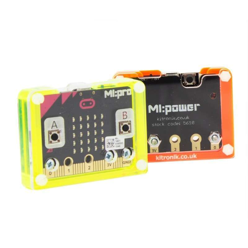 MI:pro Protective Case for the MI:power board - Orange (Kitronik) for V1 only