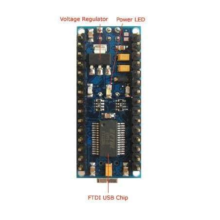 A000005 Arduino Nano v3.1 ATmega328 Gravitech.us (191227)