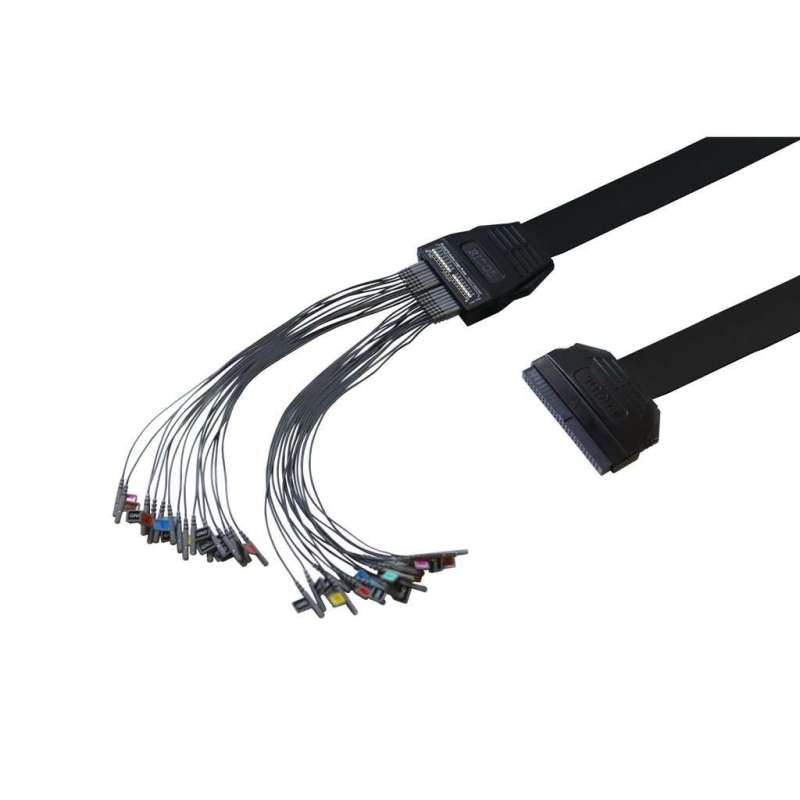 PLA2216 (Rigol) Logic Probe for MSO5000 Series Oscilloscopes. Includes cable, leads and grabber clips