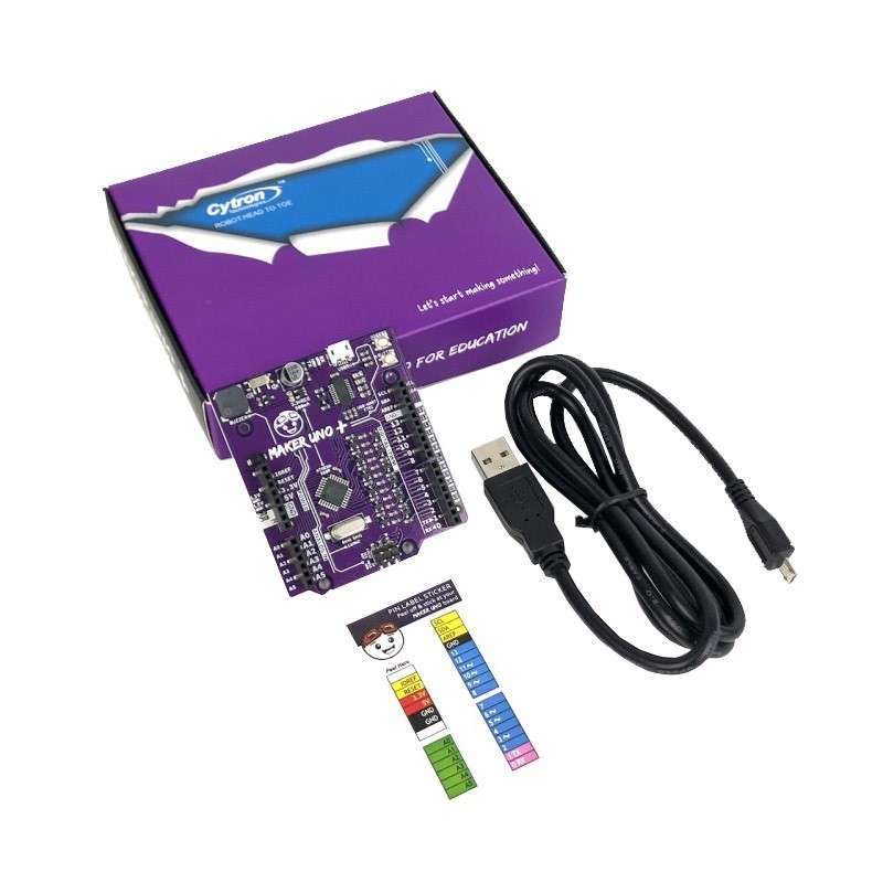 Maker Uno Plus: Simplifying Arduino for Education (KIT-5314) 100% Arduino compatible